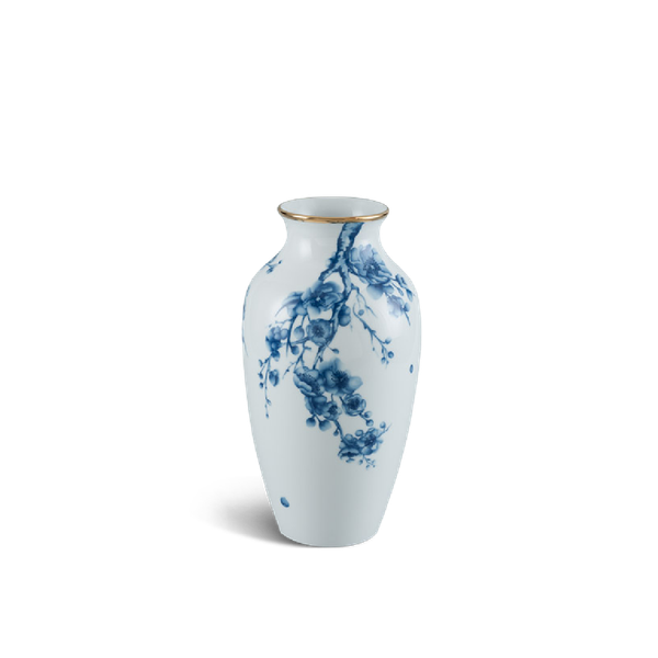 Bình Hoa 27 cm - Hoa Đào Cobalt