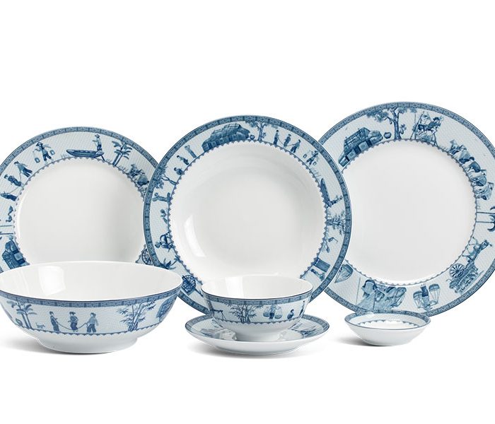 Bộ đồ ăn 10 người 36 sản phẩm Jasmine Thôn Dã Minh Long 1