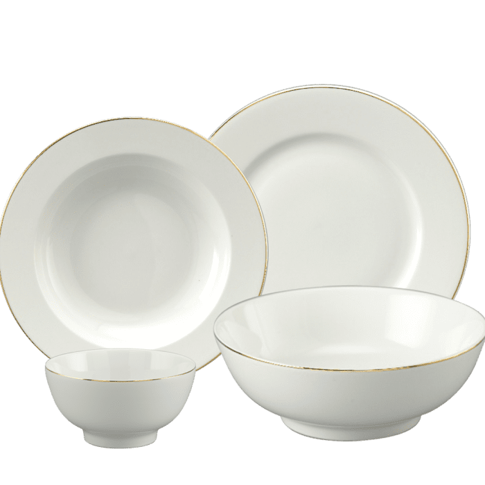 Bộ đồ ăn 09 sản phẩm - Jasmine - Chỉ Vàng