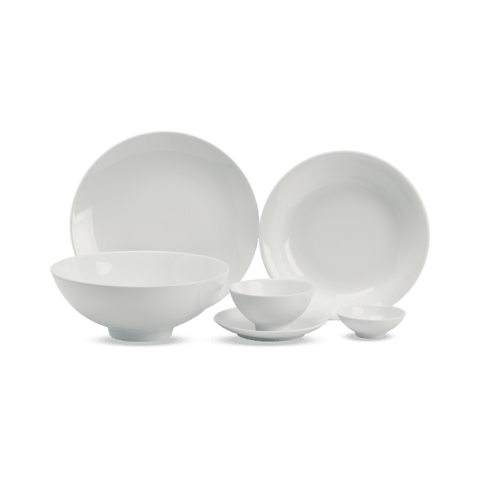 Bộ đồ ăn 10 người 36 sản phẩm Daisy Trắng Minh Long 1