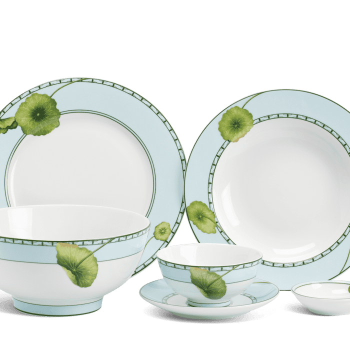 Bộ đồ ăn 10 người 36 sản phẩm Jasmine Tích Tuyết Thảo Minh Long 1