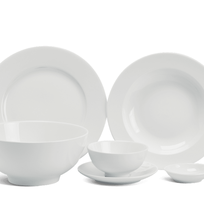 Bộ đồ ăn 10 người 36 sản phẩm Jasmine Trắng Minh Long 1