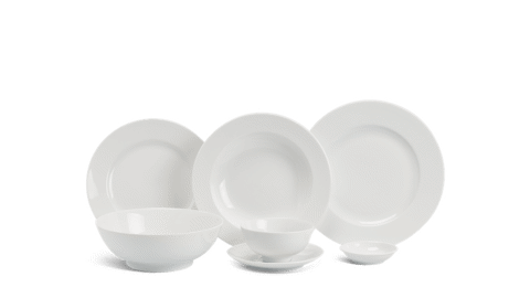 Bộ đồ ăn 6 người 24 sản phẩm - Jasmine - Trắng Minh Long 1