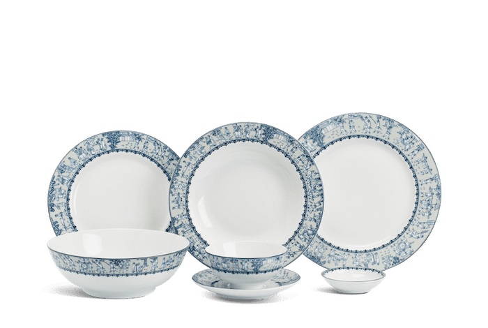 Bộ đồ ăn 6 người 24 sản phẩm - Jasmine - Vinh Quy Nhạt Minh Long 1