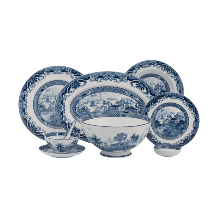 Bộ đồ ăn Âu-Á 44 sản phẩm - Hoàng Cung - Hồn Việt Minh Long 1