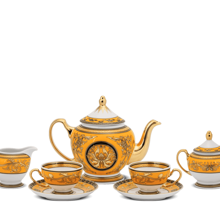 Bộ trà 1.3 L - Hoàng Cung - Hoàng Bào (sen)