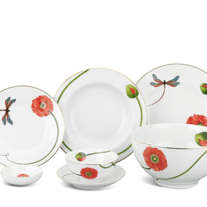 Bộ đồ ăn 6 người 25 sản phẩm - Camellia - Kết Duyên Minh Long 1