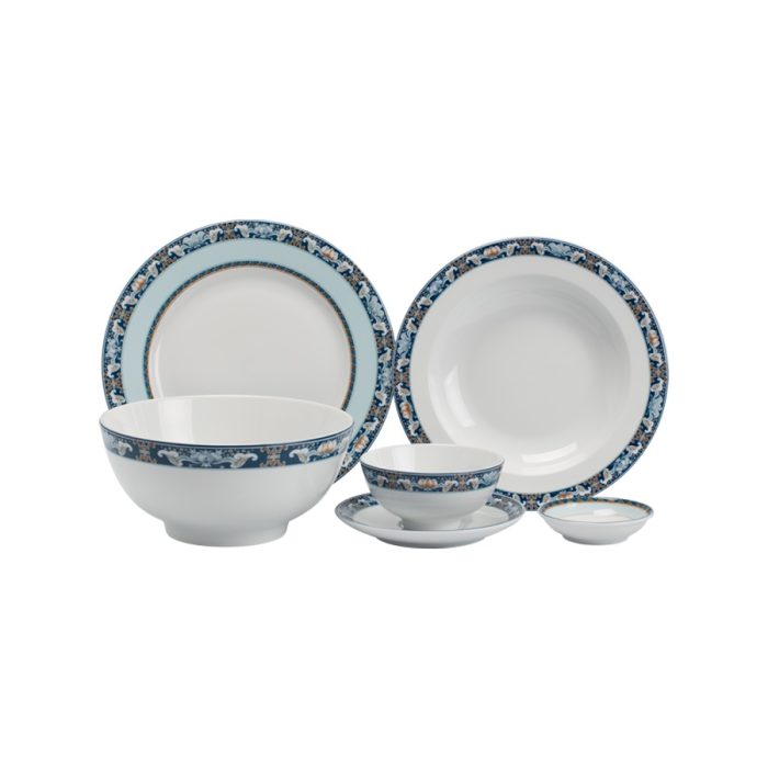 Bộ đồ ăn 10 người 36 sản phẩm Jasmine Phước Lộc Thọ Minh Long 1