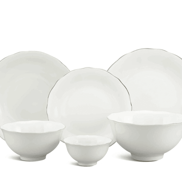Bộ đồ ăn 14 sản phẩm Mẫu Đơn IFP Chỉ Vàng Minh Long 1