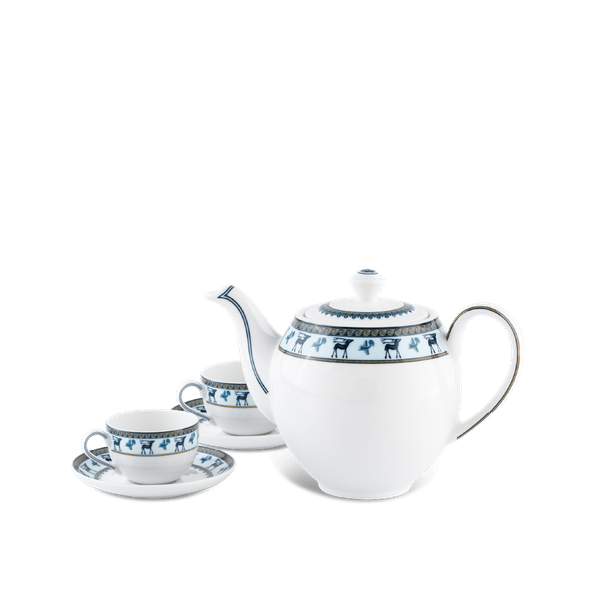 Bộ trà 0.8L Camellia Lộc Lạc gốm sứ Minh Long
