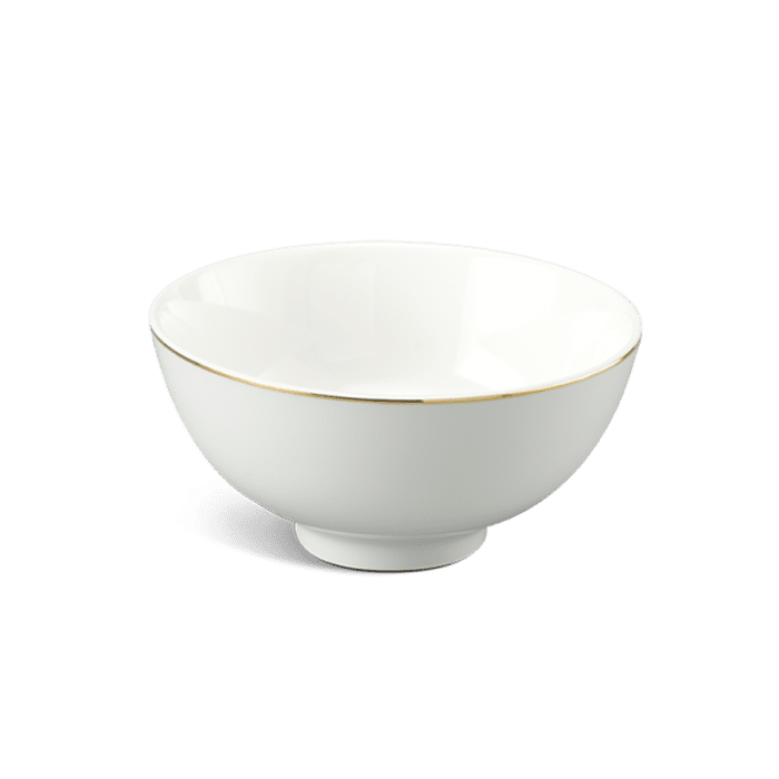 Chén cơm 11.5 cm bộ Jasmine - Viền chỉ vàng