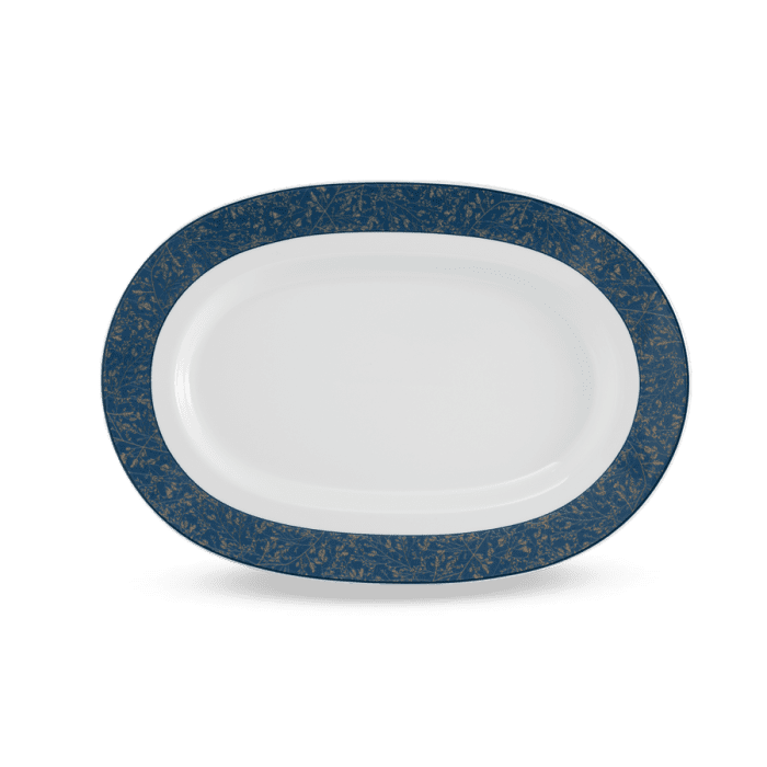 Dĩa oval 32 cm - Camellia - Diệp Lục