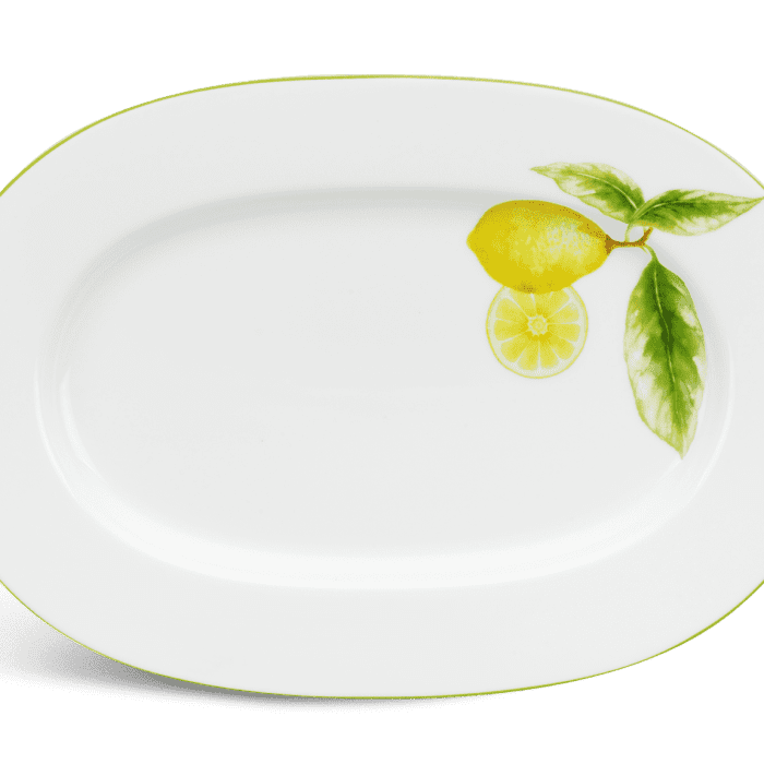 Dĩa oval 32 cm - Camellia - Quả Chanh