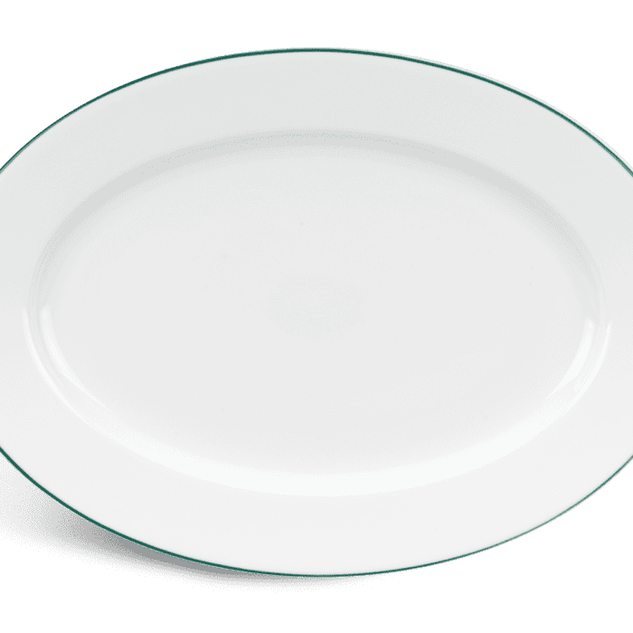 Dĩa oval 32 cm - Jasmine - Chỉ Xanh Lá