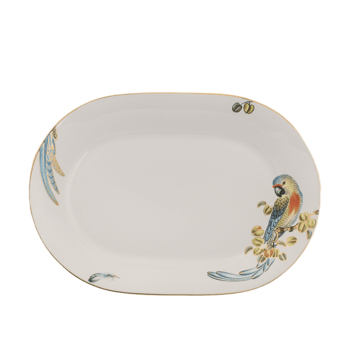 Dĩa oval 32 cm - Tulip Ngà - Hoàng Yến