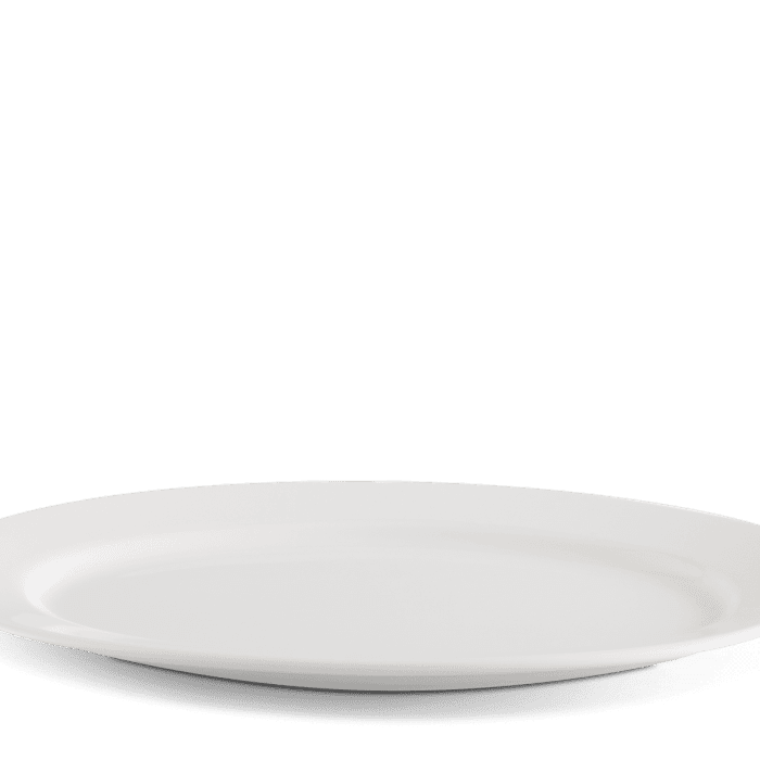Dĩa oval 42 cm - Jasmine Lys - Trắng Ngà