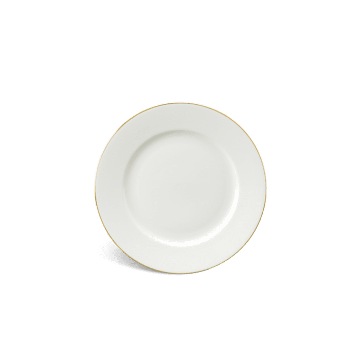 Dĩa tròn 18 cm - Jasmine - Viền chỉ vàng