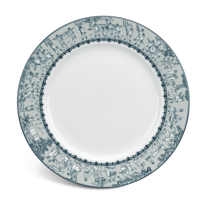 Dĩa tròn 20 cm - Jasmine - Vinh Quy Nhạt