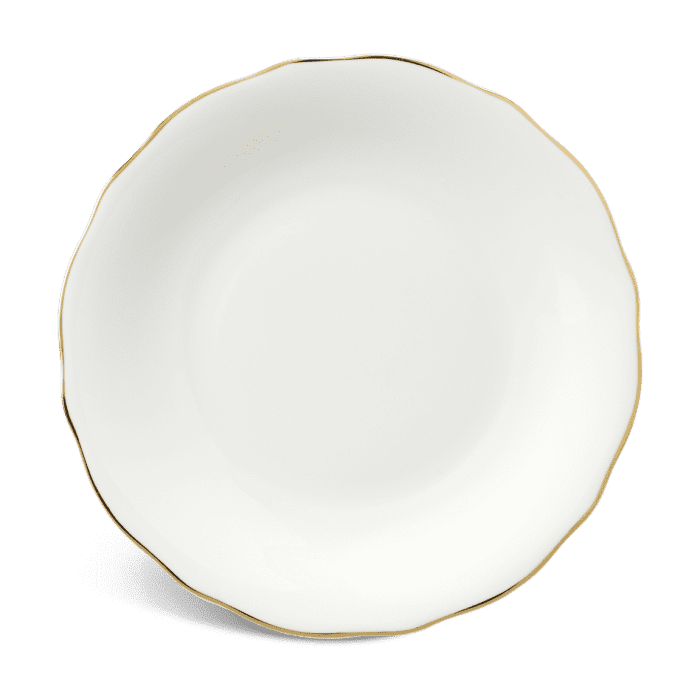 Dĩa tròn 20 cm - Mẫu Đơn IFP - Chỉ Vàng