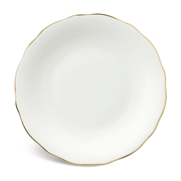 Dĩa tròn 22 cm - Mẫu Đơn IFP - Chỉ Vàng