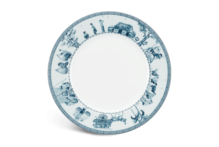 Dĩa tròn 25 cm - Jasmine - Thôn Dã