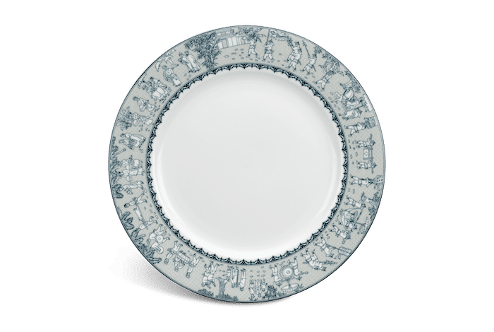 Dĩa tròn 25 cm - Jasmine - Vinh Quy Nhạt