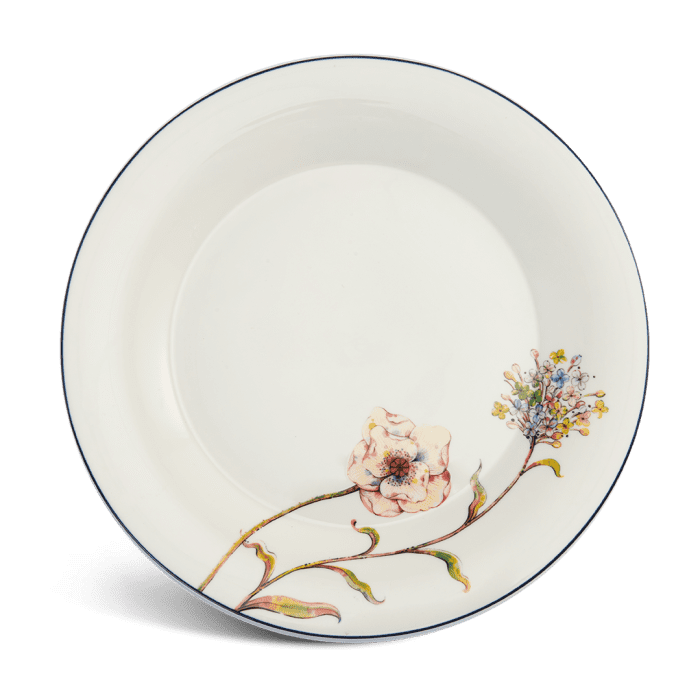 Dĩa tròn 28 cm - Tulip Ngà - Hương Đồng