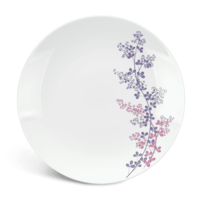 Dĩa tròn ảo 22 cm - Daisy - Cỏ Tím