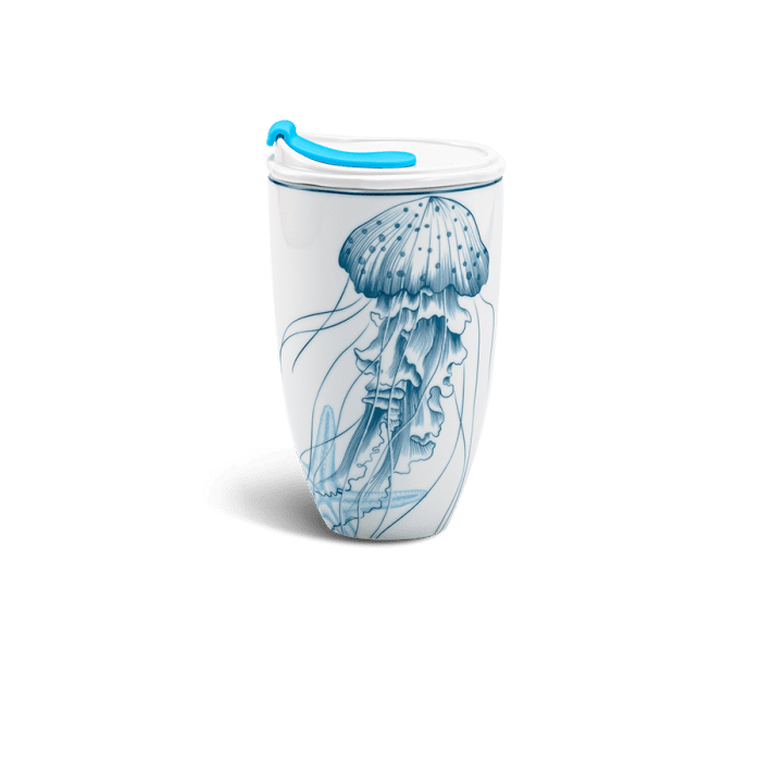 Ly sứ dưỡng sinh 0.48 L + nắp ống hút (K3) - Đại Dương