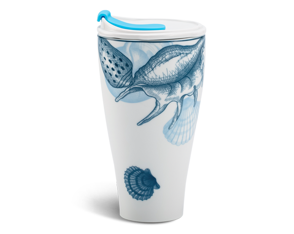 Ly sứ dưỡng sinh 0.48 L (K2) + nắp ống hút - Đại dương