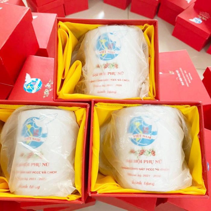 Ly Sứ In Logo NV46