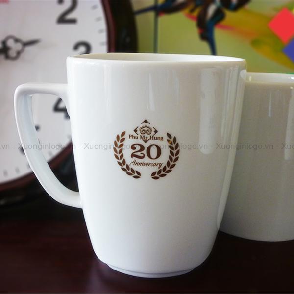 Ly Sứ In Logo NV38