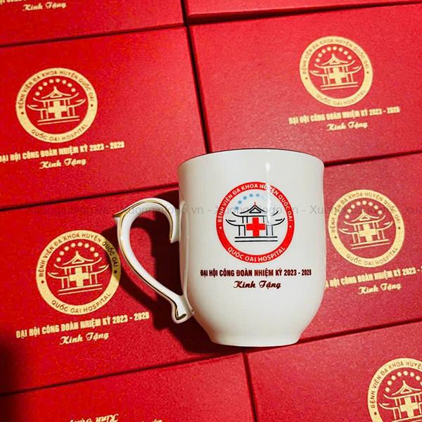 Ly Sứ In Logo NV32