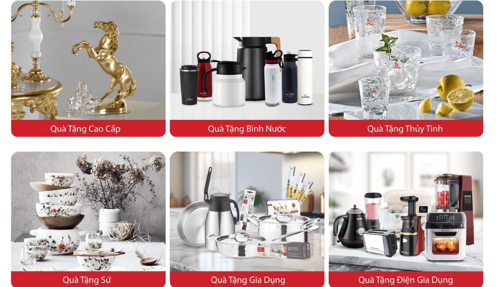 Quà tặng doanh nghiệp uy tín tại Bình Dương
