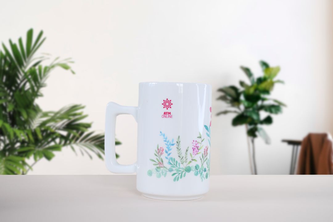Quà Tặng Ly Sứ In Logo ATM Online