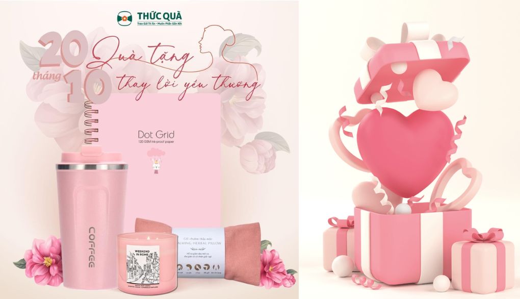 quà tặng độc đáo cho ngày 20/10