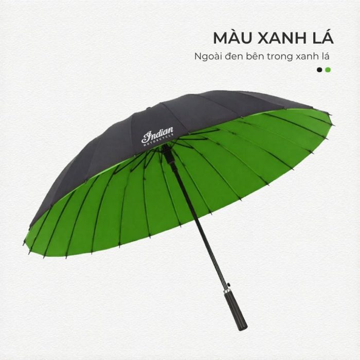 Ô Golf Cán Dài 24 Xương Đen 125cm Tặng Khách Hàng, Đối Tác