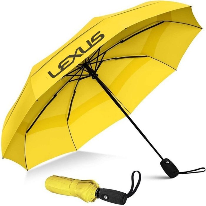 Ô Gấp Tự Động 9 Xương Đen 108 Cm Tặng Khách Hàng