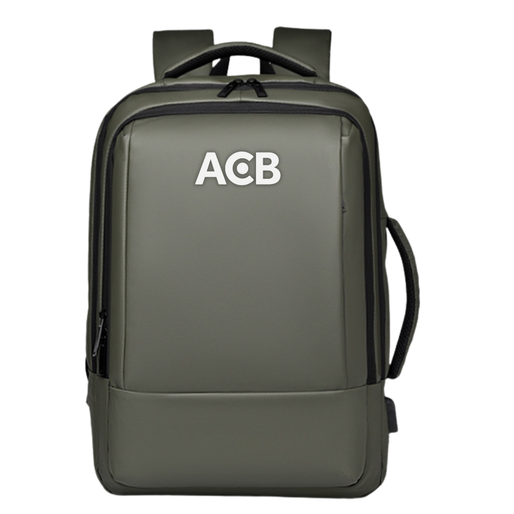 Balo In Logo Cho Doanh Nhân Chống Nước Mở Rộng Được 46x31x18 cm Balo In Logo Cho Doanh Nhân Chống Nước Mở Rộng Được 46x31x18 cm