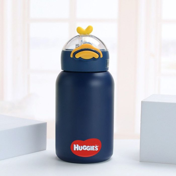 Bình Giữ Nhiệt Hình Vịt Ống Hút Inox - Quà Doanh Nghiệp Tri Ân Khách Hàng Thân Thiết
