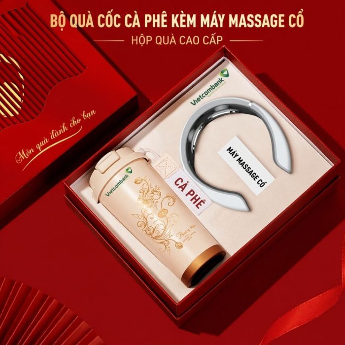 Set Quà Ly Giữ Nhiệt Và Ly Gốm Sứ In Hình Tùy Chỉnh - Quà Tặng Đối Tác Lớn Dịp Khai Trương