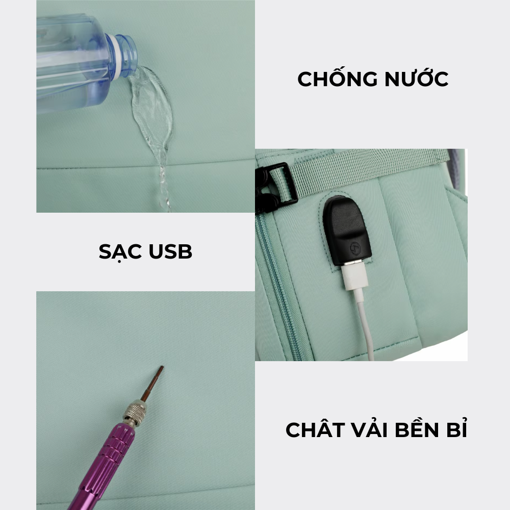 Balo Tặng Đối Tác Thể Thao Chống Nước 46x32x15 cm