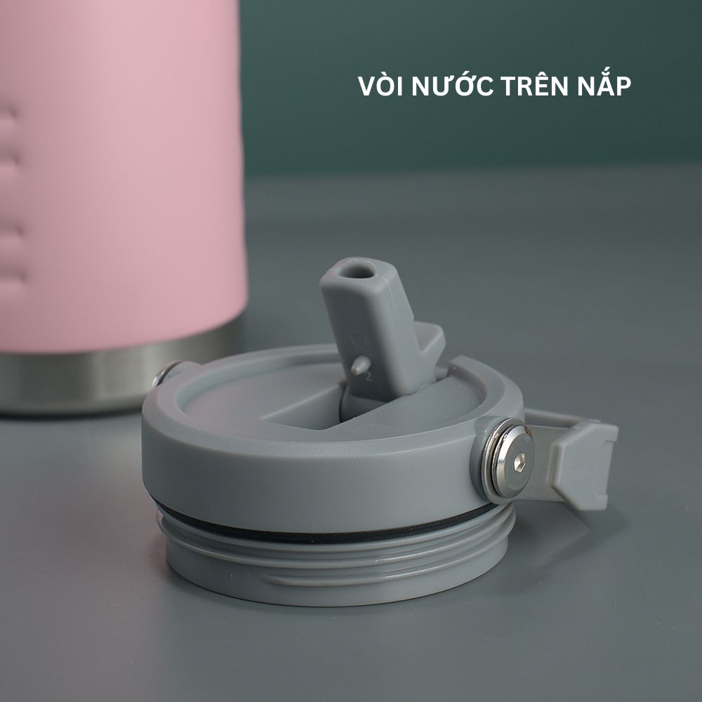 11 Bình Giữ Nhiệt Có Quai Cầm Tiện Lợi - Quà Tặng Kỷ Niệm Khách Hàng Vip
