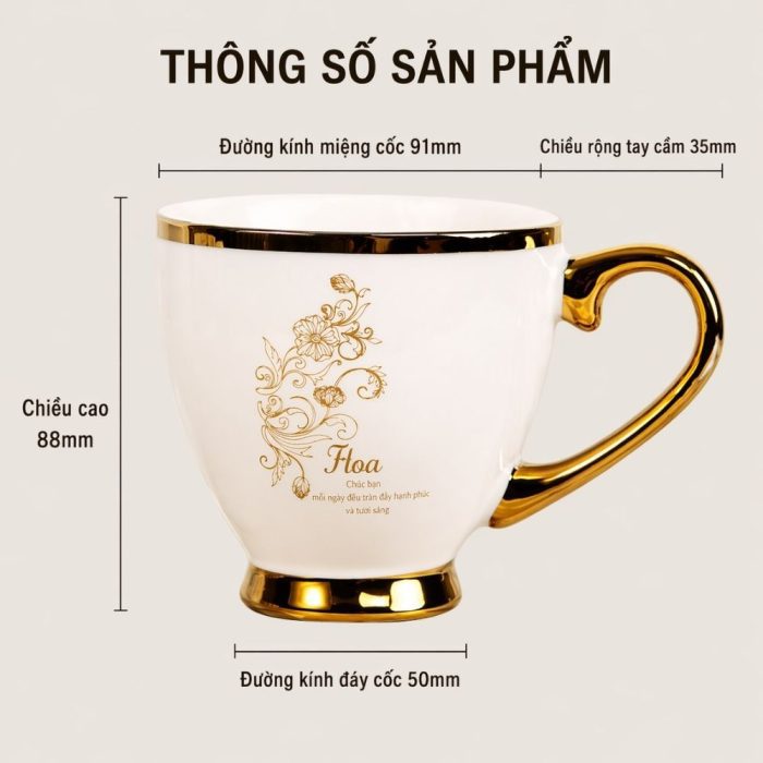 Set Quà Ly Giữ Nhiệt Và Ly Gốm Sứ In Hình Tùy Chỉnh - Quà Tặng Đối Tác Lớn Dịp Khai Trương