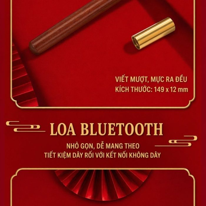 Bộ Quà Họa Tiết Cá Chép Thịnh Vượng - Quà Tết Doanh Nghiệp Tặng Khách Hàng