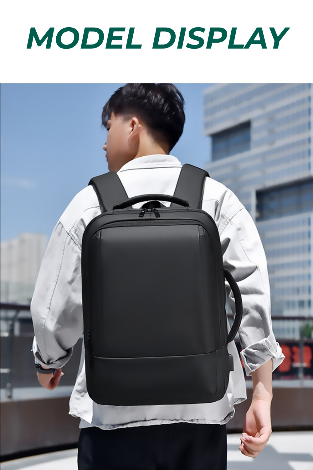 Balo In Logo Cho Doanh Nhân Chống Nước Mở Rộng Được 46x31x18 cm