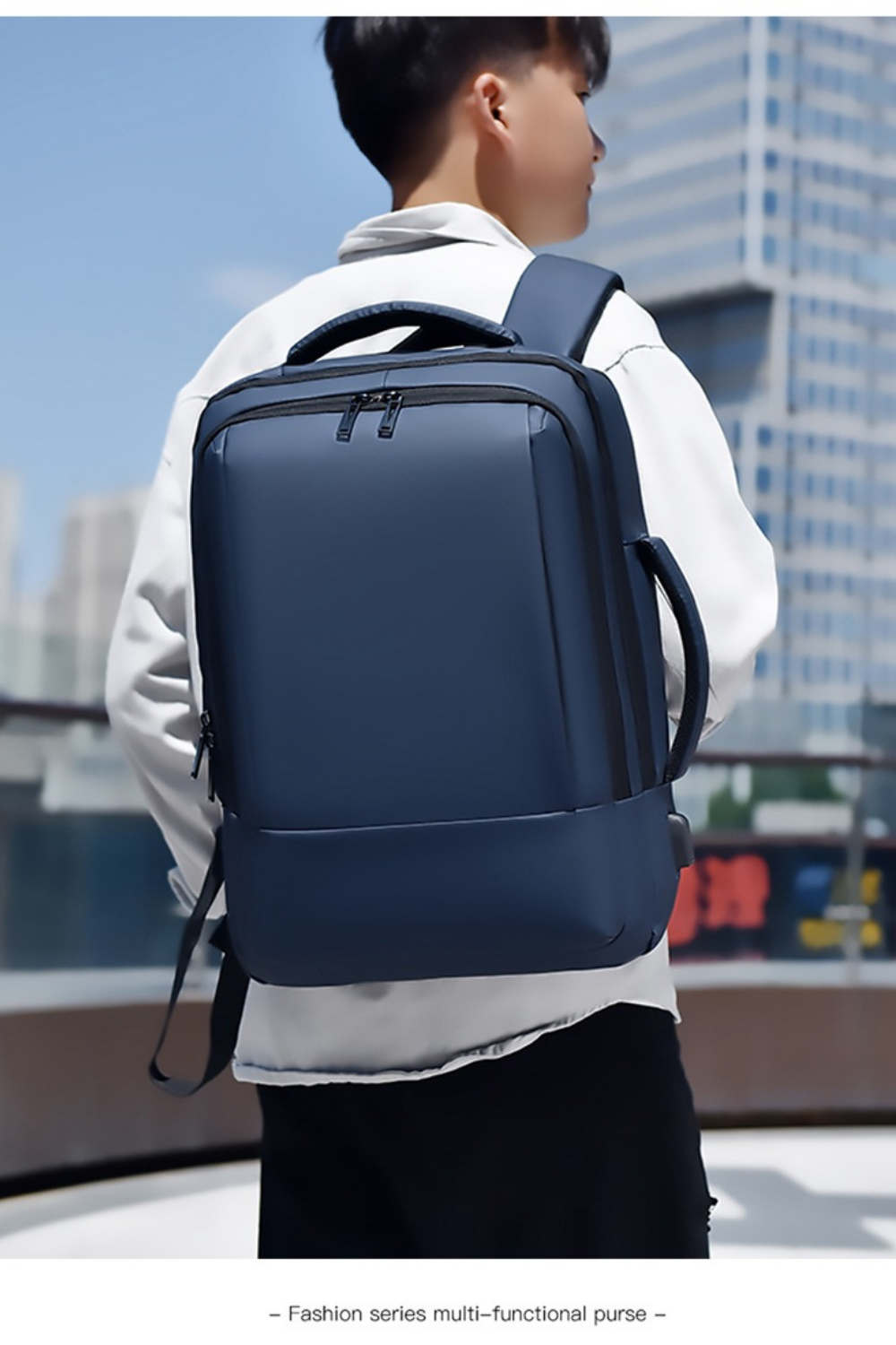 Balo In Logo Cho Doanh Nhân Chống Nước Mở Rộng Được 46x31x18 cm