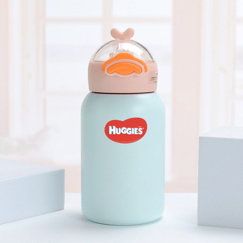2 Bình Giữ Nhiệt Hình Vịt Ống Hút Inox - Quà Doanh Nghiệp Tri Ân Khách Hàng Thân Thiết