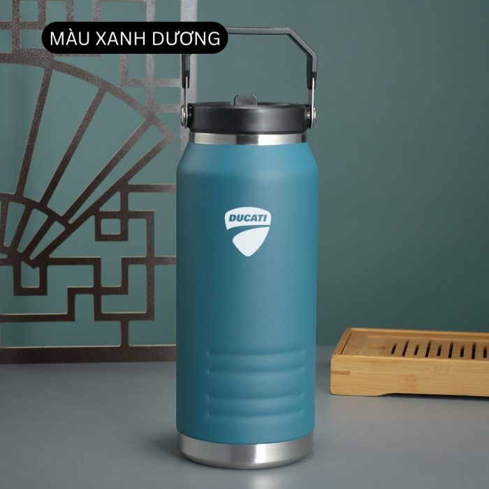 Bình Giữ Nhiệt Có Quai Cầm Tiện Lợi - Quà Tặng Kỷ Niệm Khách Hàng Vip
