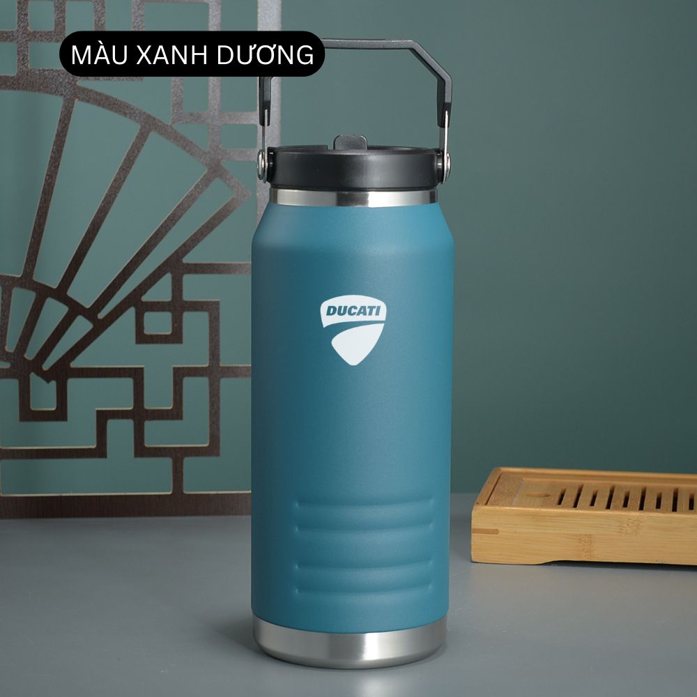 2 Bình Giữ Nhiệt Có Quai Cầm Tiện Lợi - Quà Tặng Kỷ Niệm Khách Hàng Vip